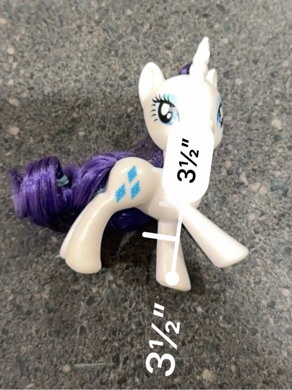 My Little Pony G4 Rarity Unicorn Hasbro Official license